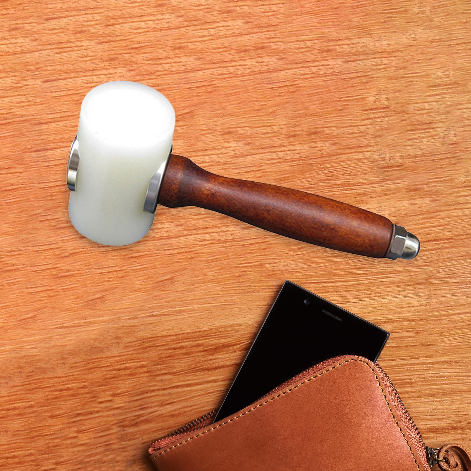 Wooden Mallet Carving - Leather Carving Hammer Handmade Accessories t