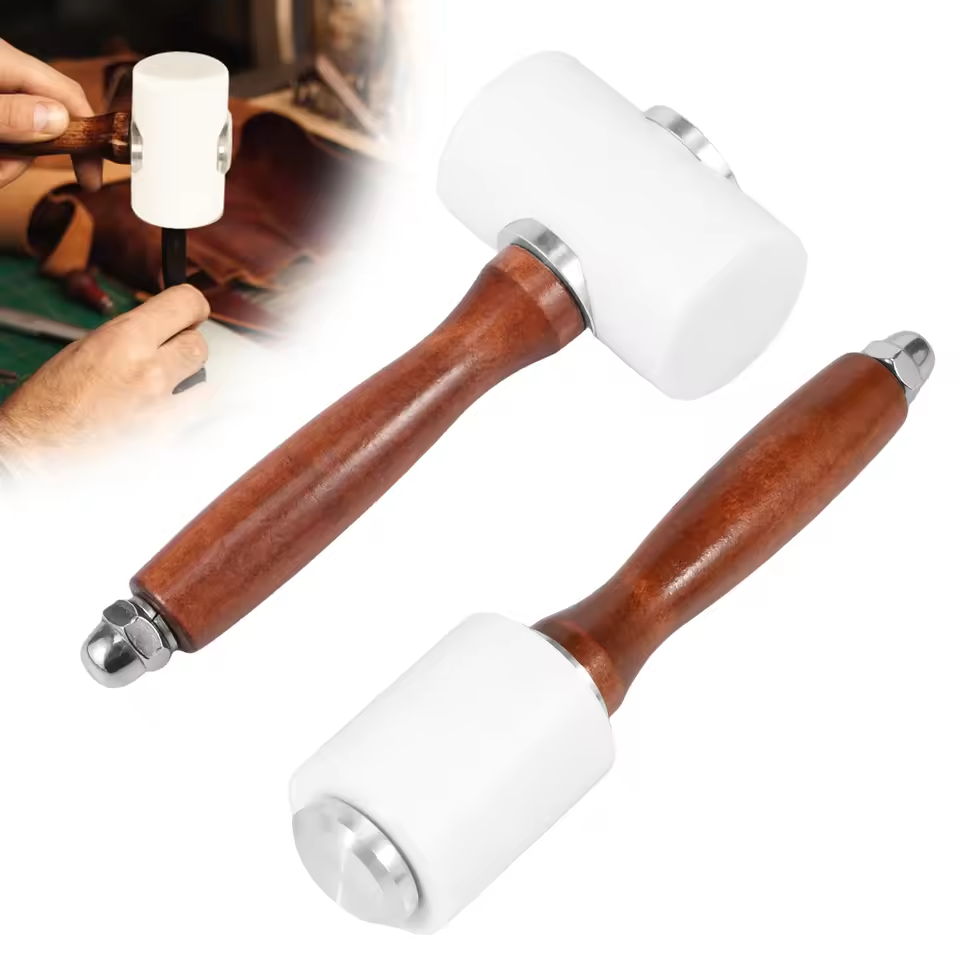 Wooden Mallet Carving - Leather Carve Hammer Mallet Nylon Mallet