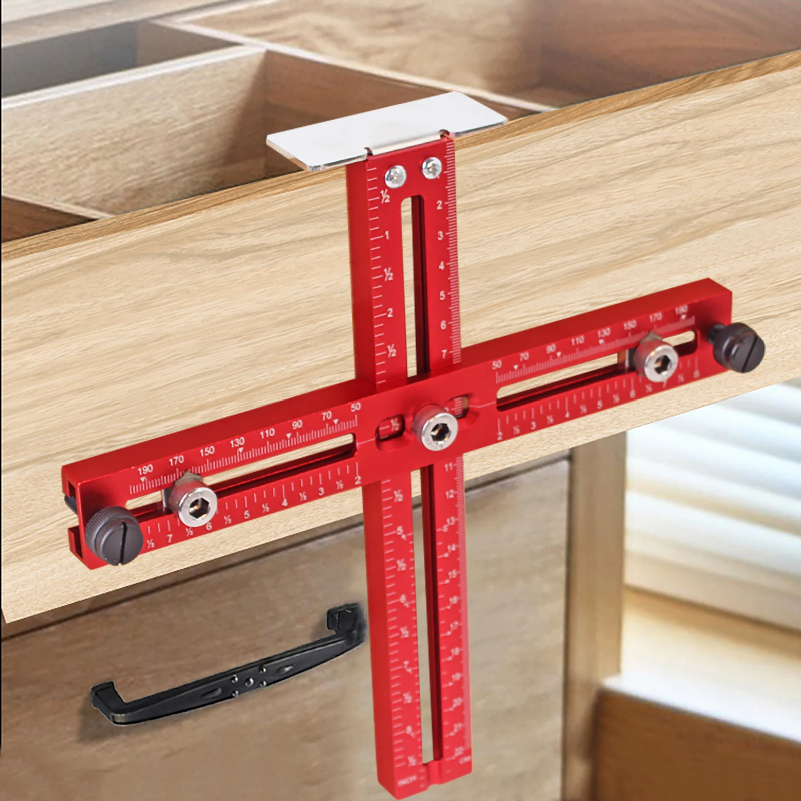 Woodworking Design Software - Metric/Inch Handle Template Jig Drill Guide