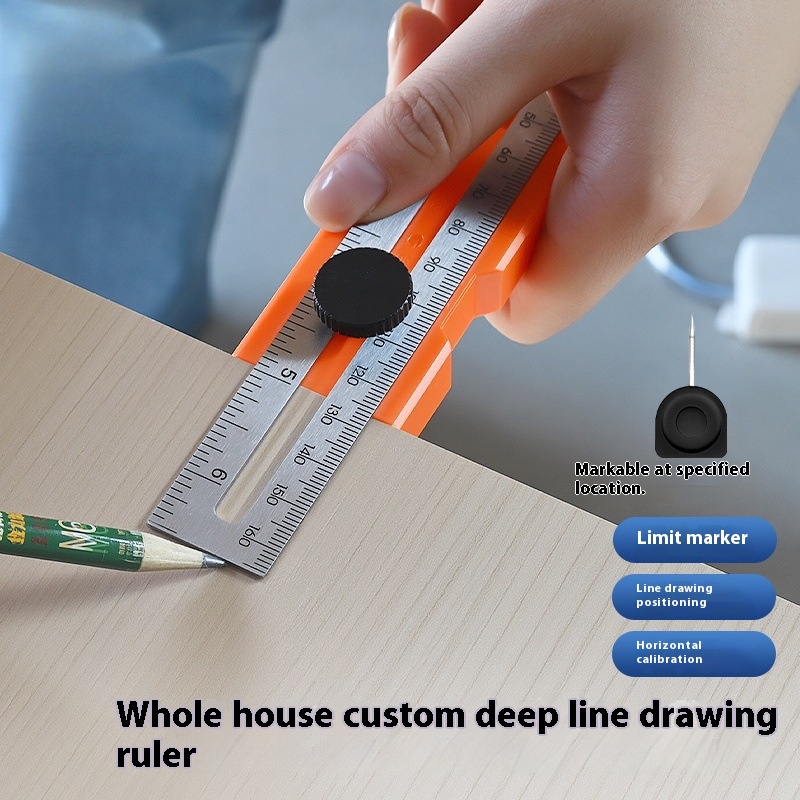 Multi-role Depth Measuring Rul - Woodworking Classes บทวิจารณ์และราคา