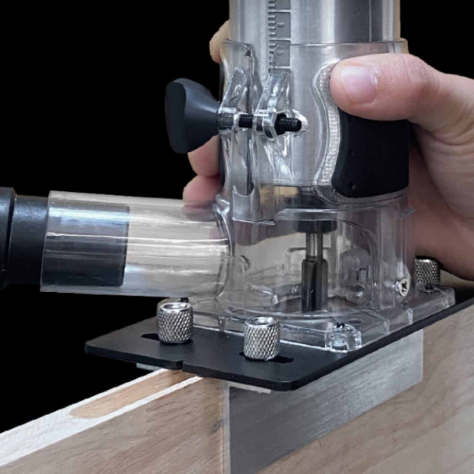 Dust Collection Router Jig Tra - Woodworking Router บทวิจารณ์และราคา