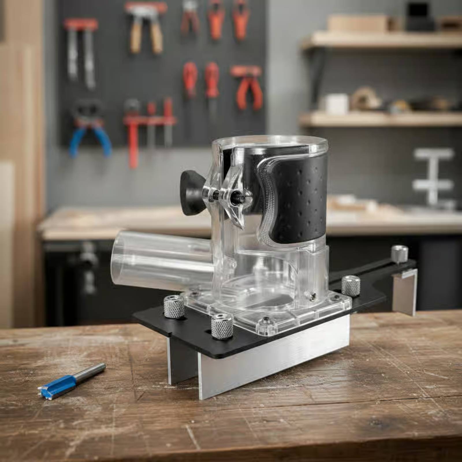 Dust Collection Router Jig Tra - Woodworking Router บทวิจารณ์และราคา