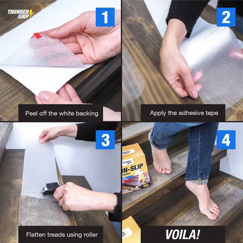 Anti-slip Tape Transparent PEV - Woodworking Classes บทวิจารณ์และราคา