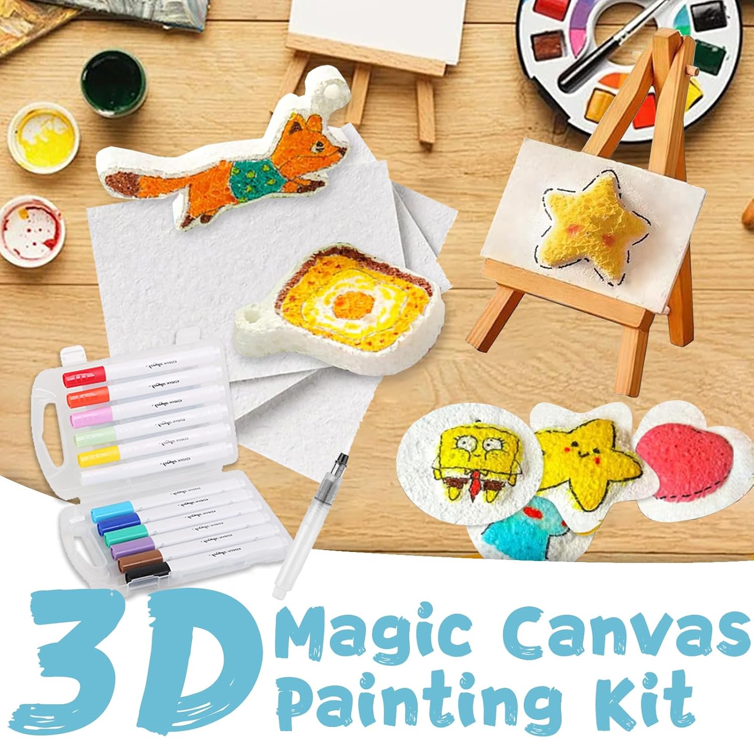 3D Puffy Foam Texture Painting - Woodworking Boards บทวิจารณ์และราคา