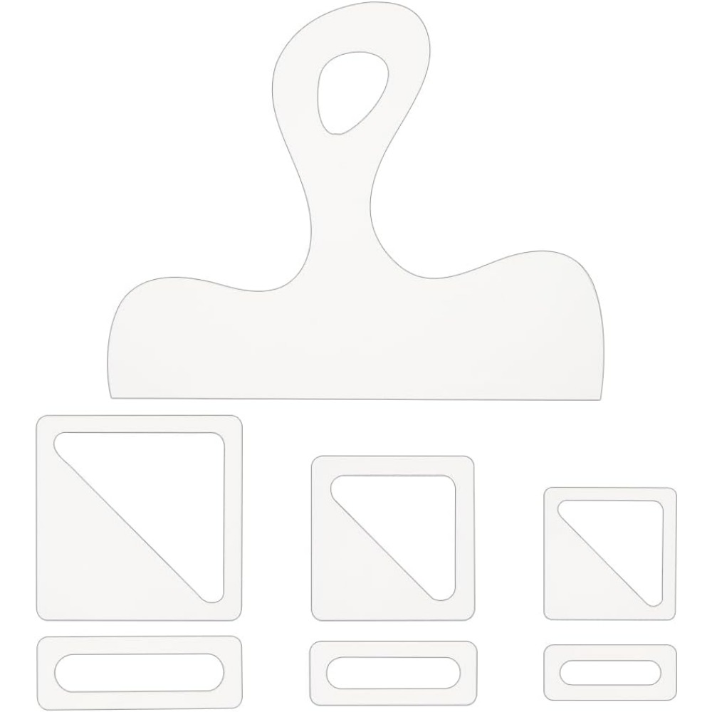 7Pcs Charcuterie Template Acry - Woodworking Boards บทวิจารณ์และราคา