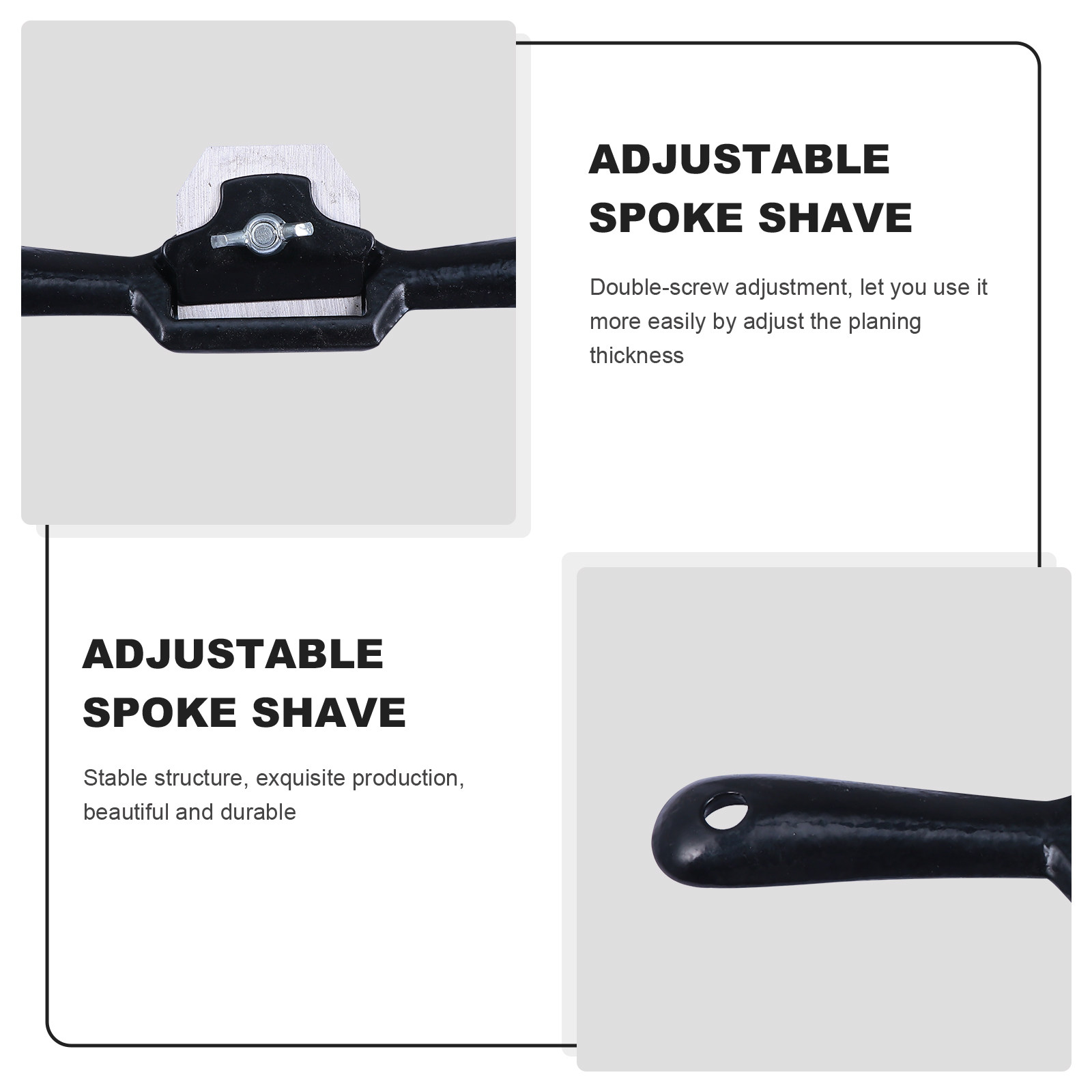 2 Pieces Adjustable Spokeshave - Spokeshave Flat บทวิจารณ์และราคา
