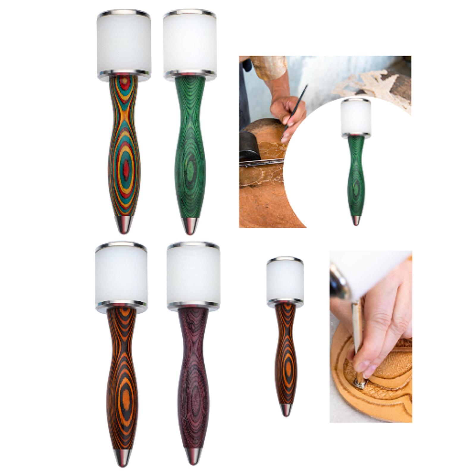 Leather Carving Hammer Leather - Wooden Mallet Carving บทวิจารณ์และราคา