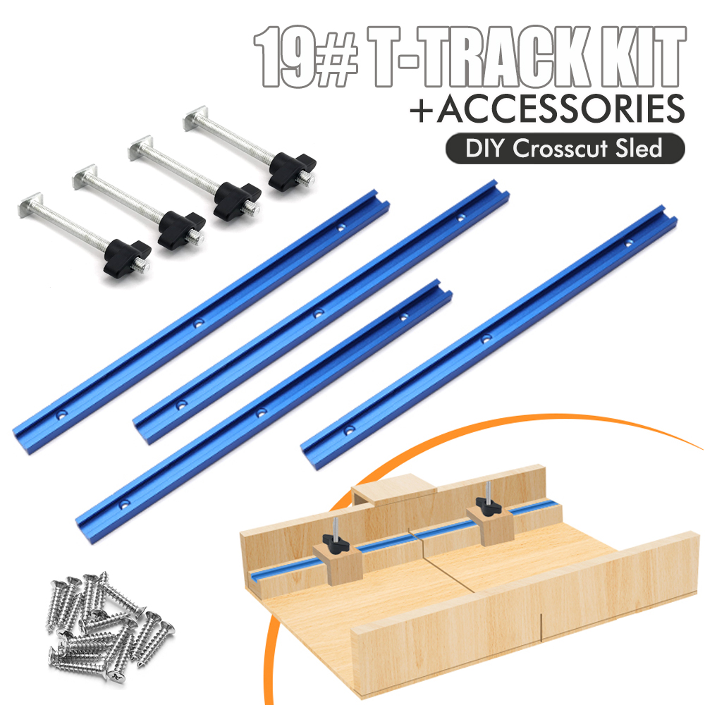 Woodworking 19# T-track Kit an - Woodworking Router บทวิจารณ์และราคา
