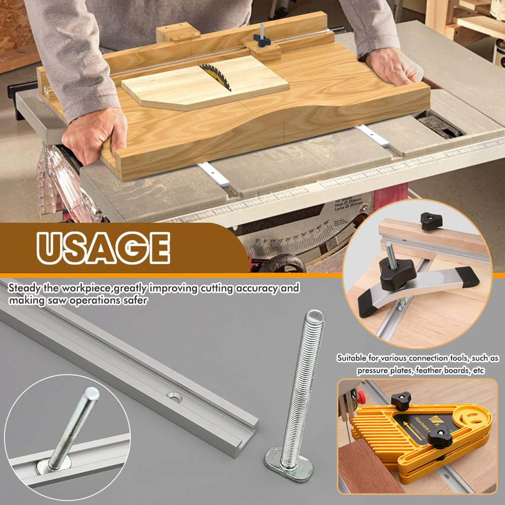 Woodworking 19# T-track Kit an - Woodworking Router บทวิจารณ์และราคา