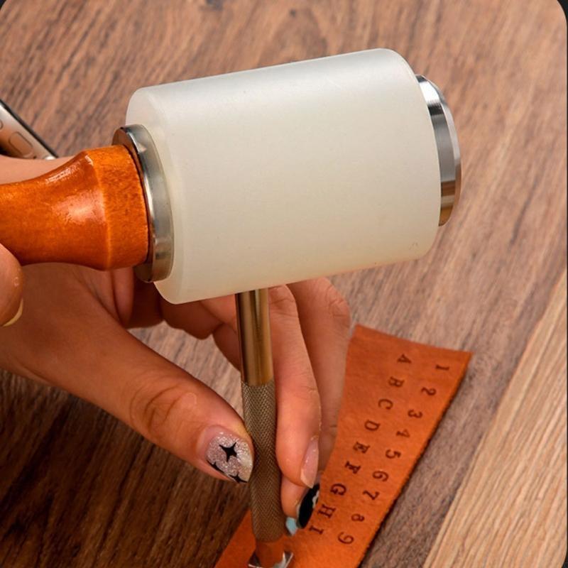 DIY Leather Crafts Mallet Long - Wooden Mallet Carving บทวิจารณ์และราคา