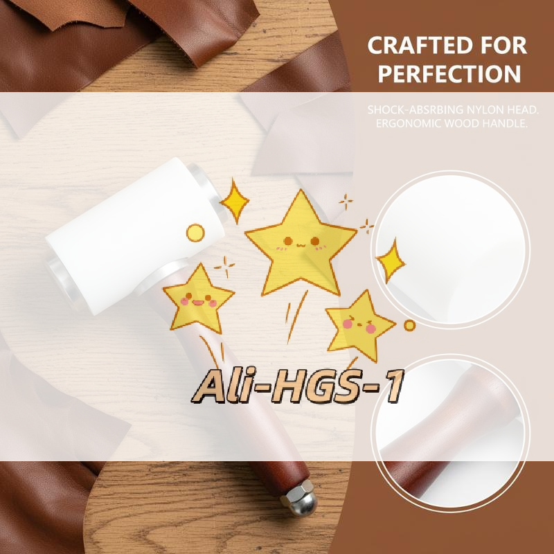 1PC Leather Carving Hammer Nyl - Wooden Mallet Carving บทวิจารณ์และราคา