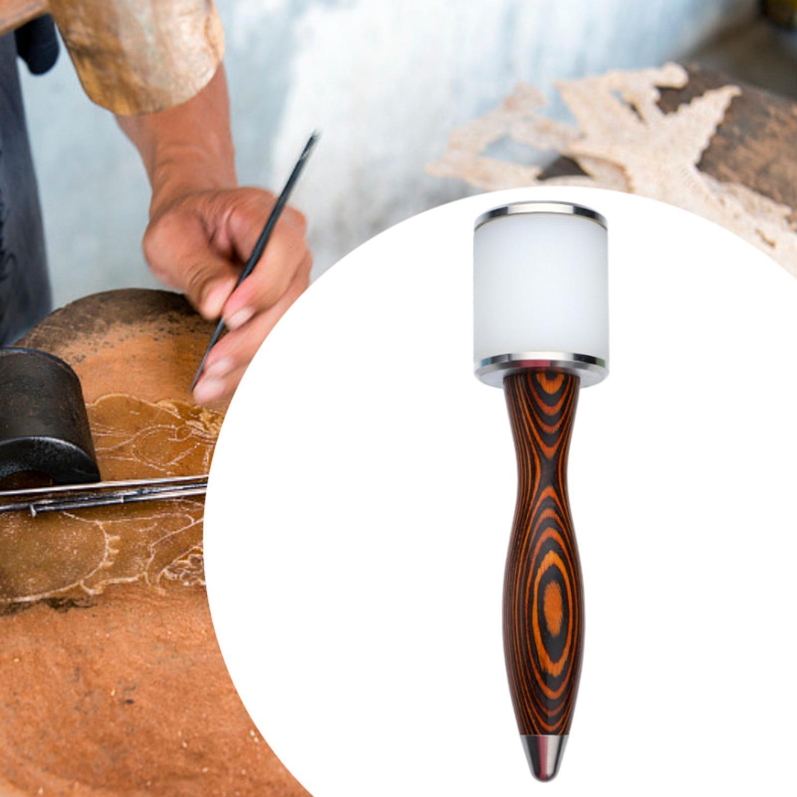 Leather Carving Hammer Leather - Wooden Mallet Carving บทวิจารณ์และราคา