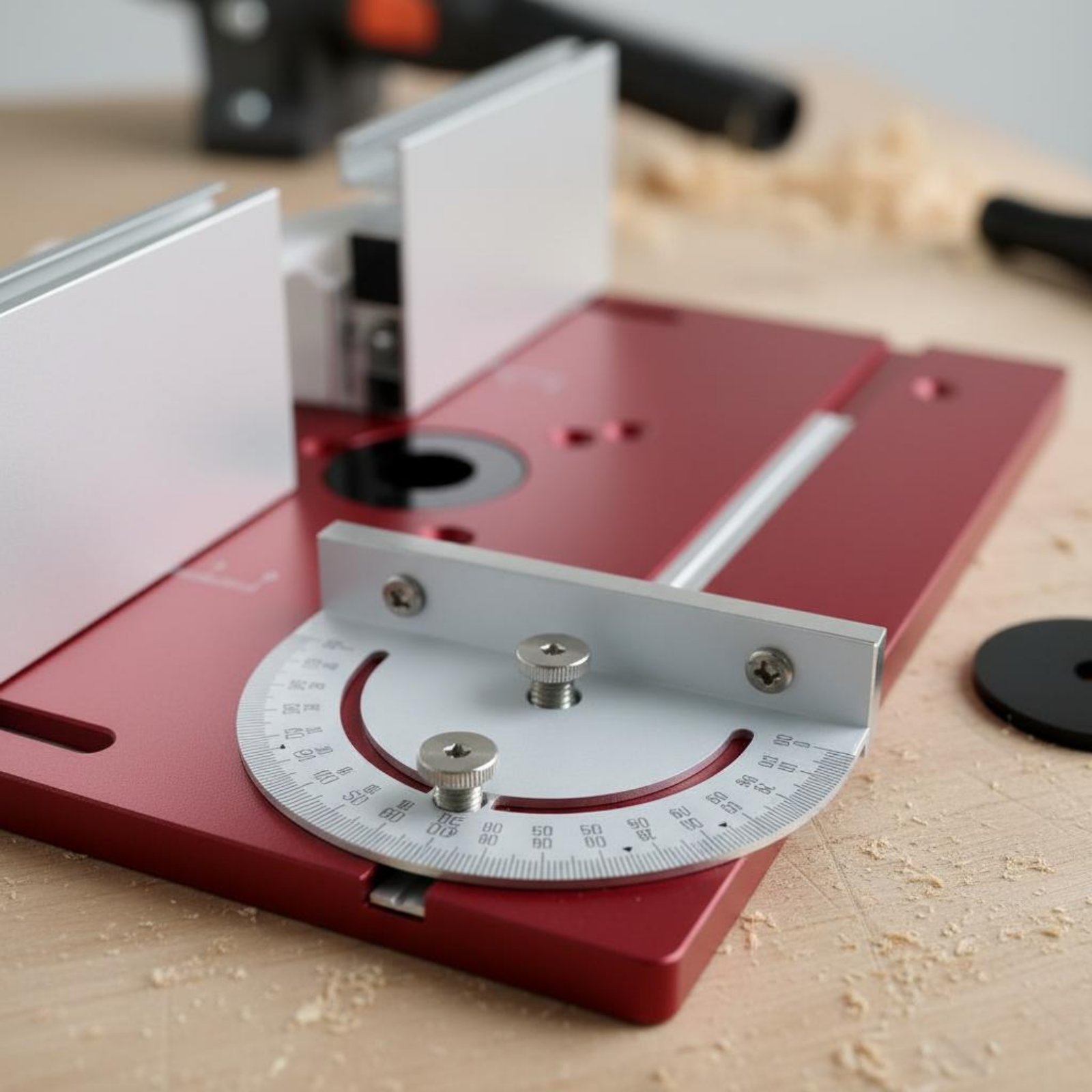 Aluminum Router Flip Plate Pre - Woodworking Router บทวิจารณ์และราคา