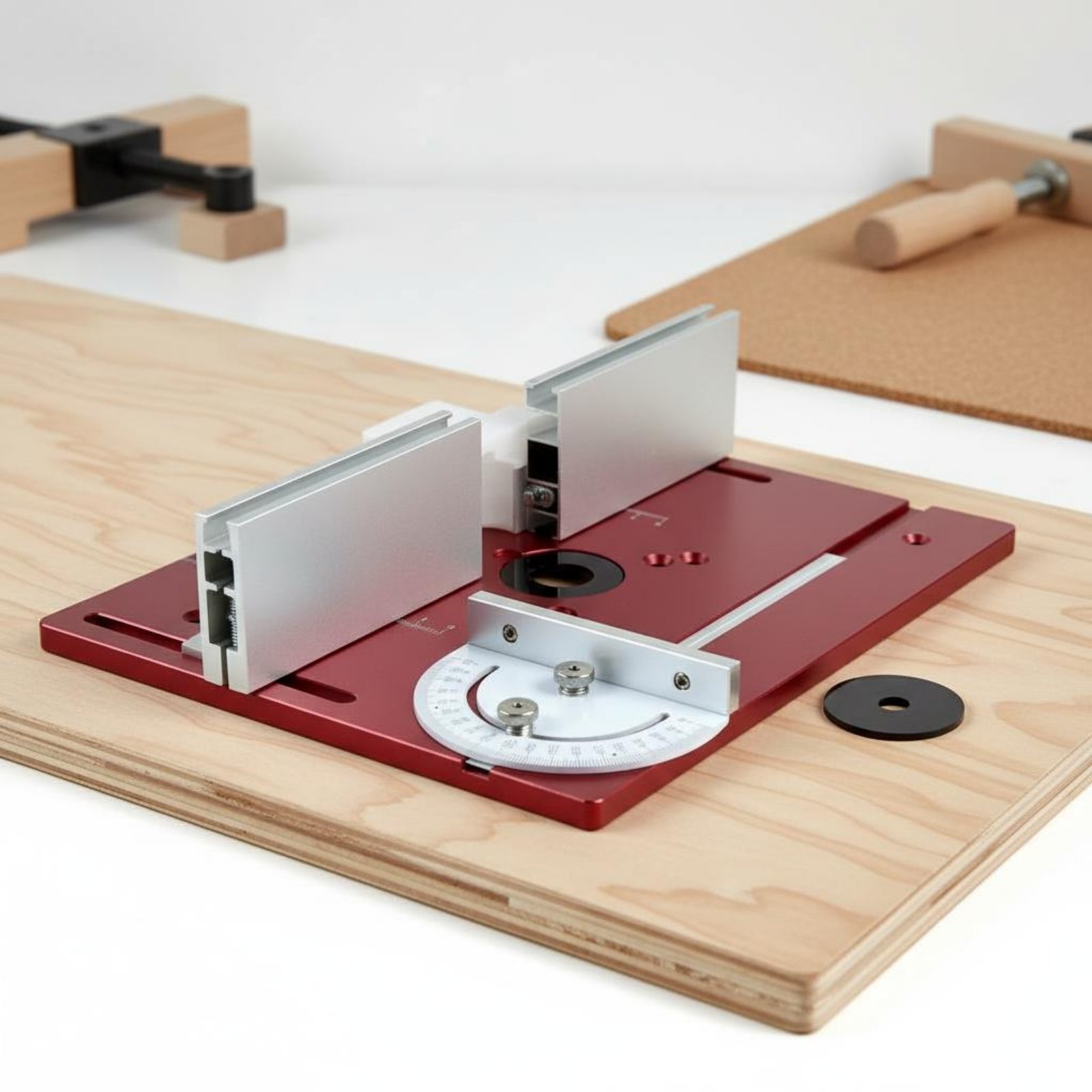 Aluminum Router Flip Plate Pre - Woodworking Router บทวิจารณ์และราคา