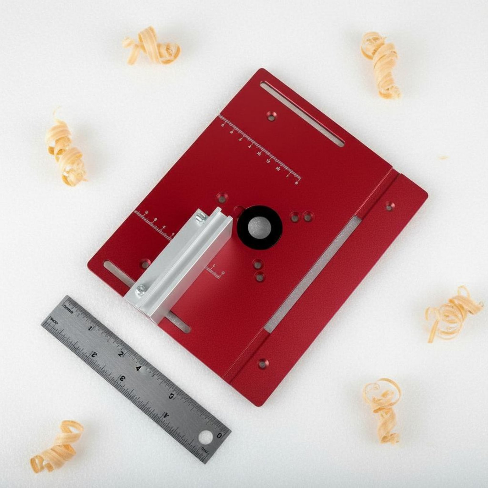 Aluminum Router Flip Plate Pre - Woodworking Router บทวิจารณ์และราคา