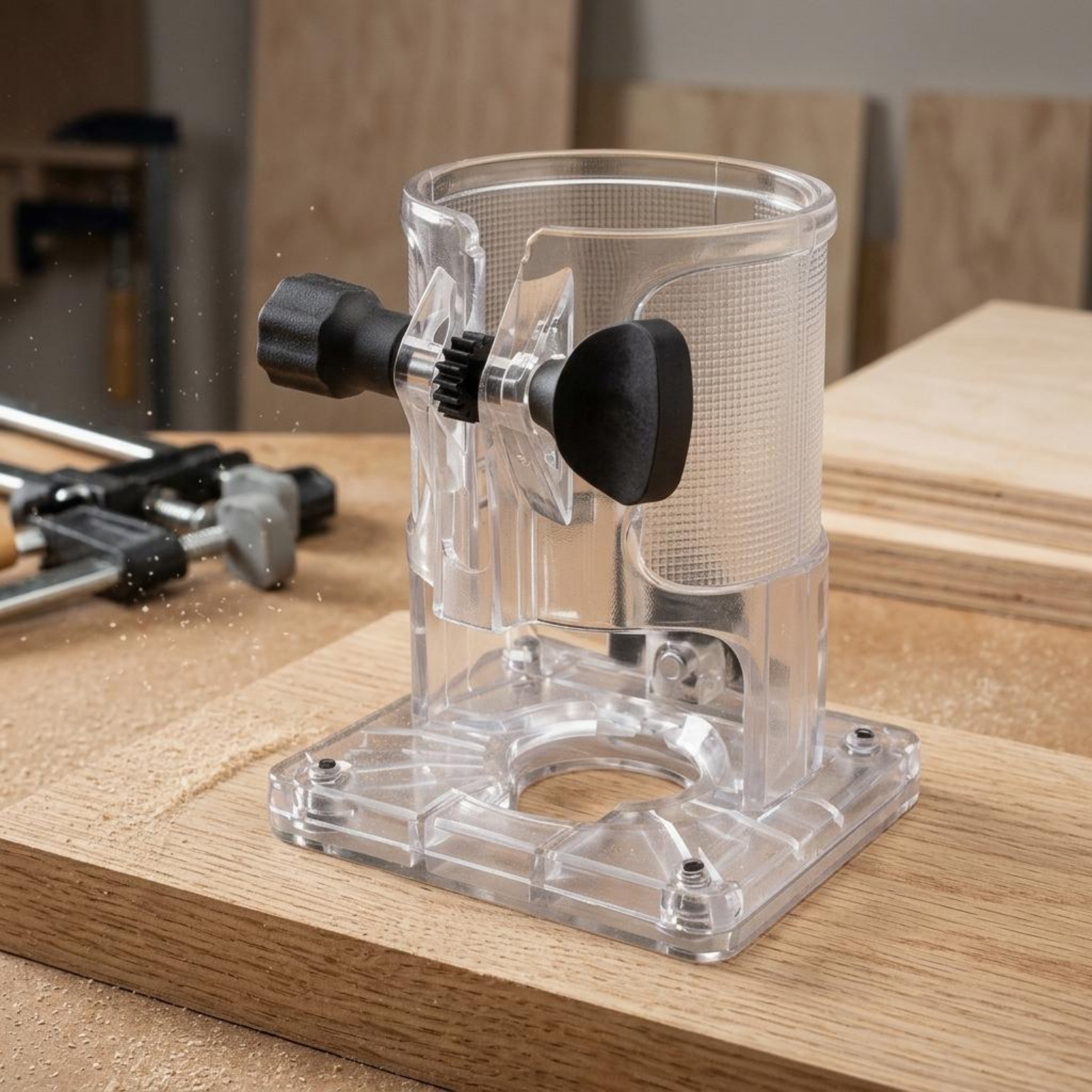 Transparent Trimmer Router Gua - Woodworking Router บทวิจารณ์และราคา