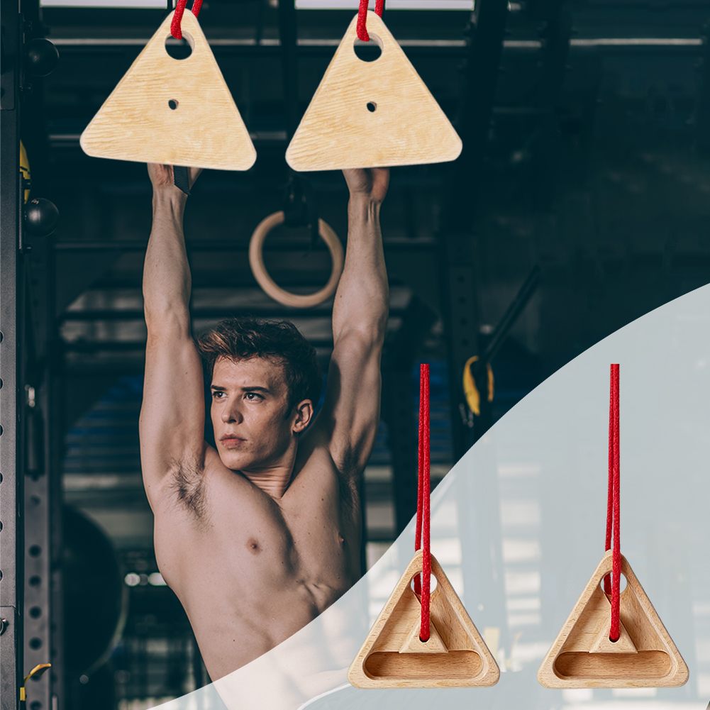 2PCS Wooden Climbing Triangle  - Woodworking Boards บทวิจารณ์และราคา