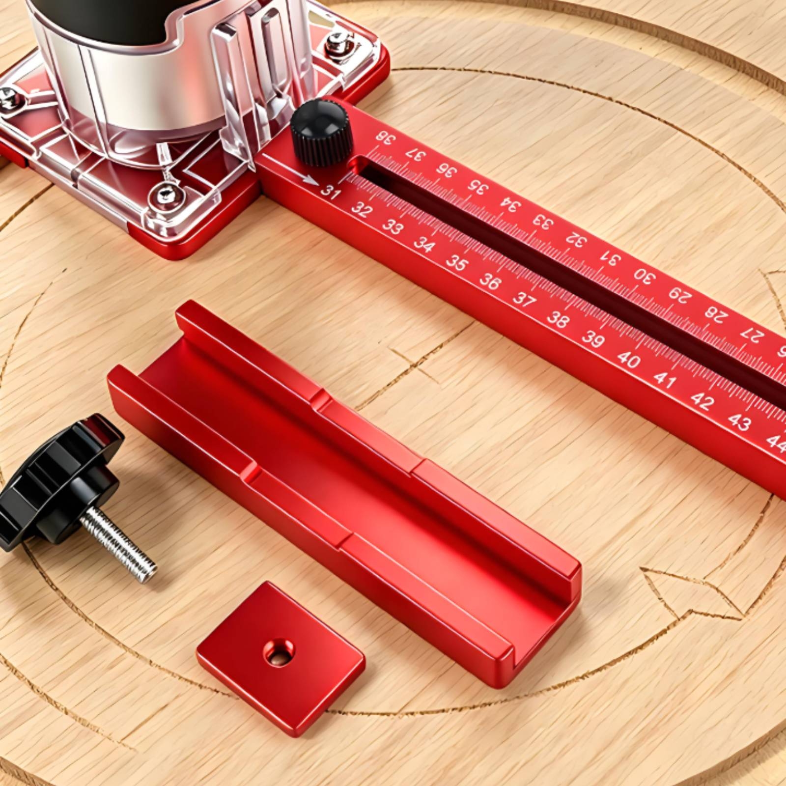 Router Circle Cutting Jig Star - Woodworking Router บทวิจารณ์และราคา