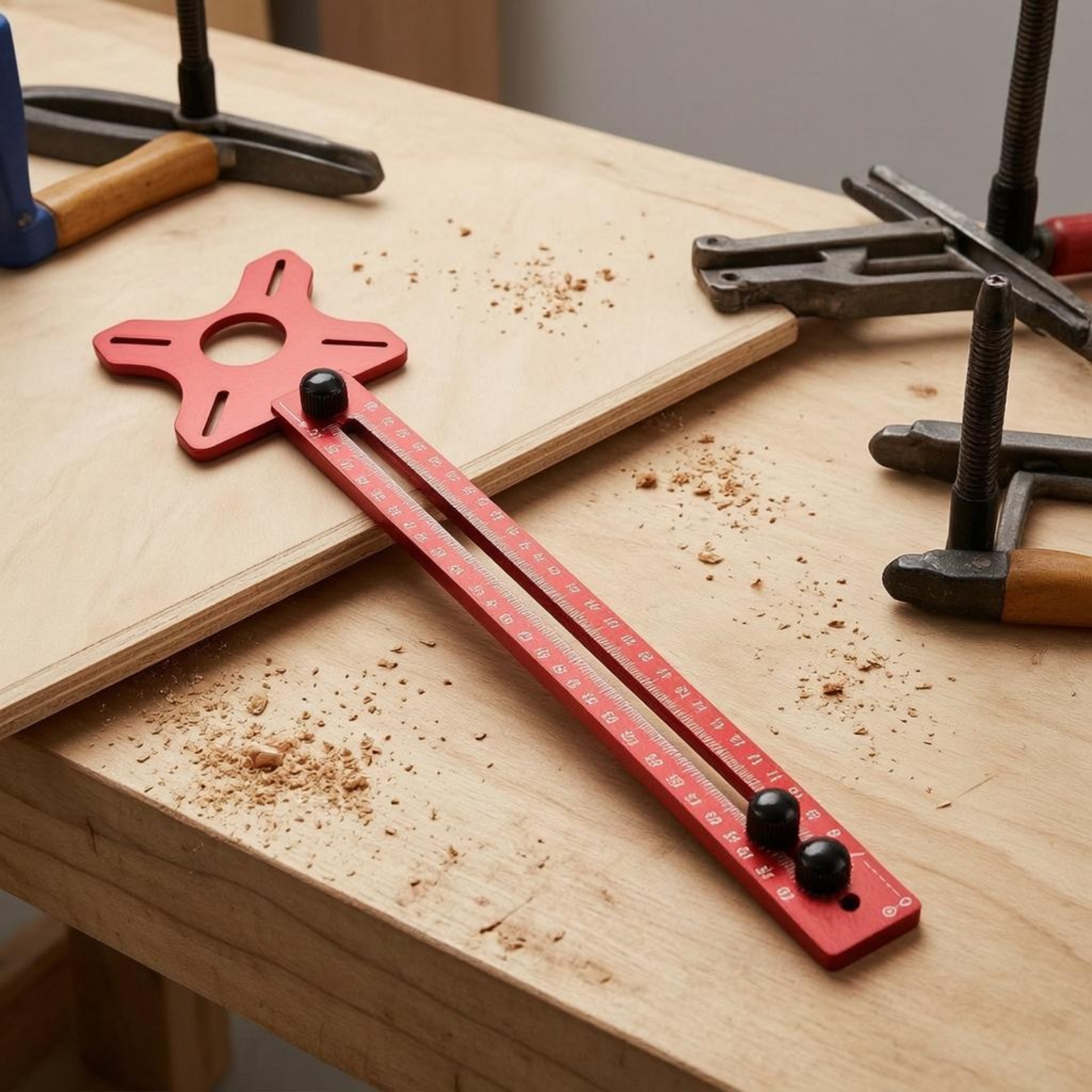 Router Circle Cutting Jig Star - Woodworking Router บทวิจารณ์และราคา