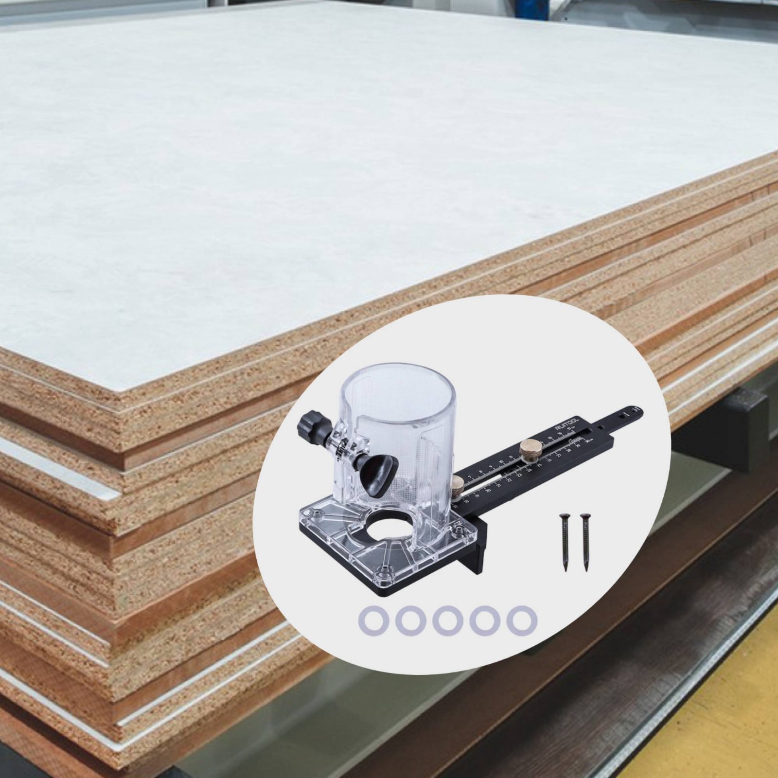 Router Circle Cutting Jig Mult - Woodworking Router บทวิจารณ์และราคา