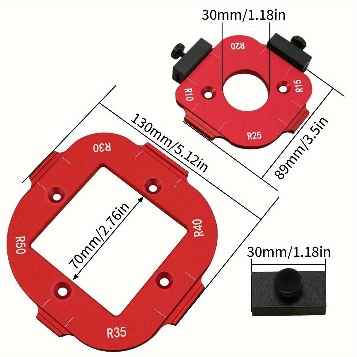 2pcs Woodworking Router Corner - Woodworking Router บทวิจารณ์และราคา